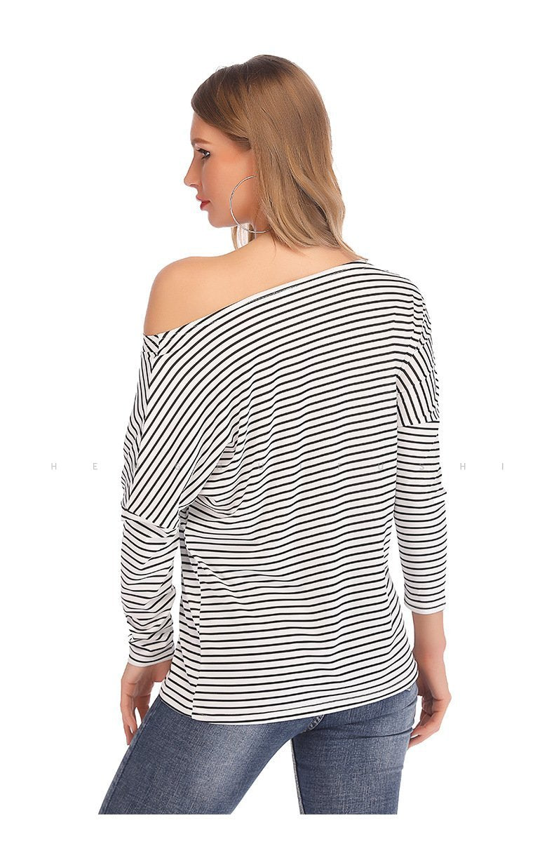 New Casual Off-the-shoulder Sweater