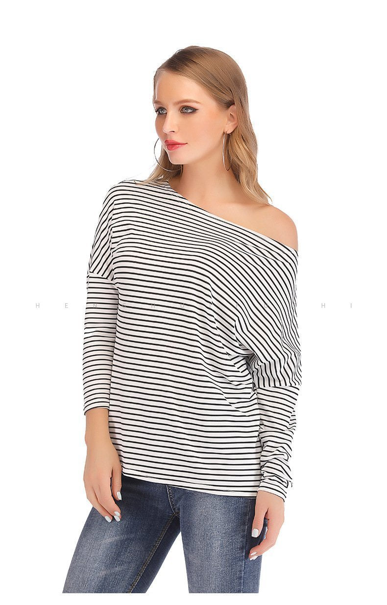 New Casual Off-the-shoulder Sweater
