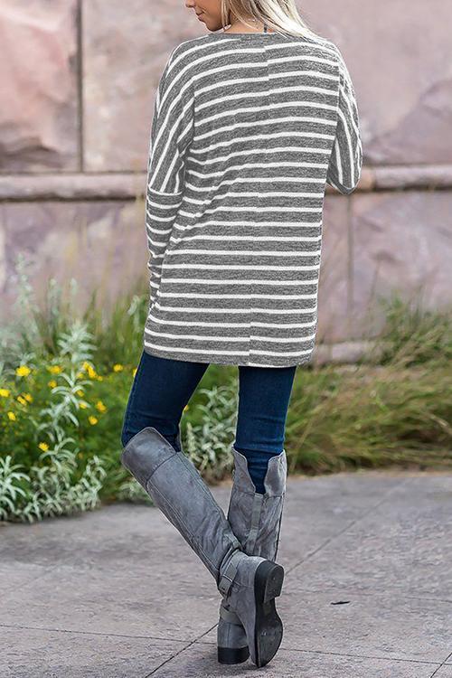 Casual Wild Striped T-shirt