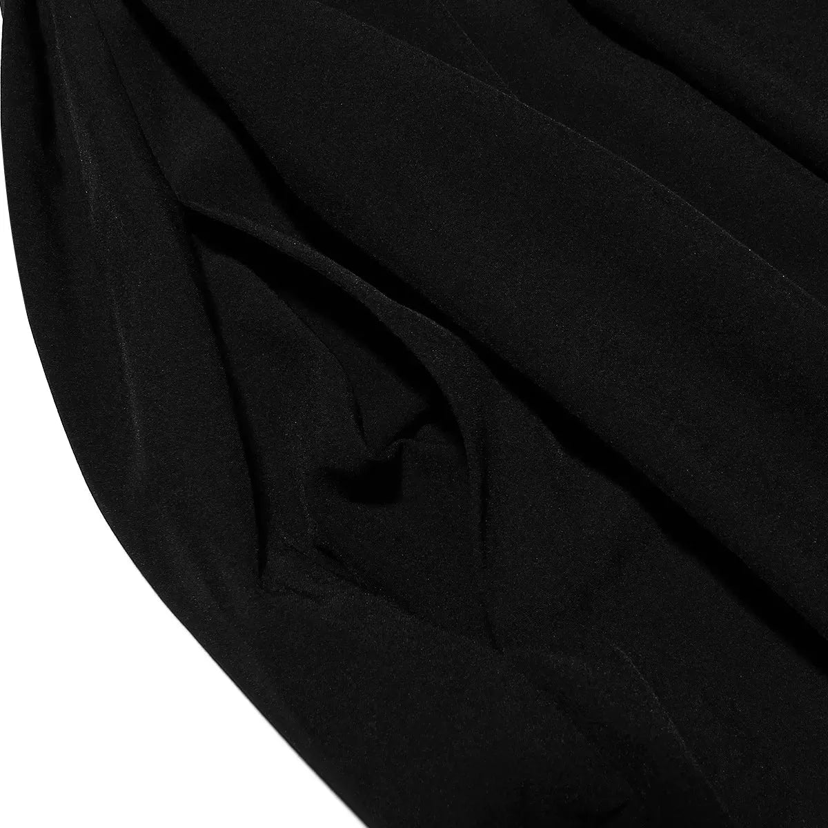 Strapless Deep V Corset Bodice Pleated Flared Midi Dress 2