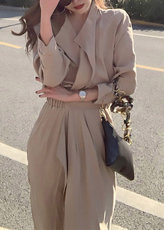 Deep V Neck Blazer Collar Elastic Waist Wrap Midi Dress 4