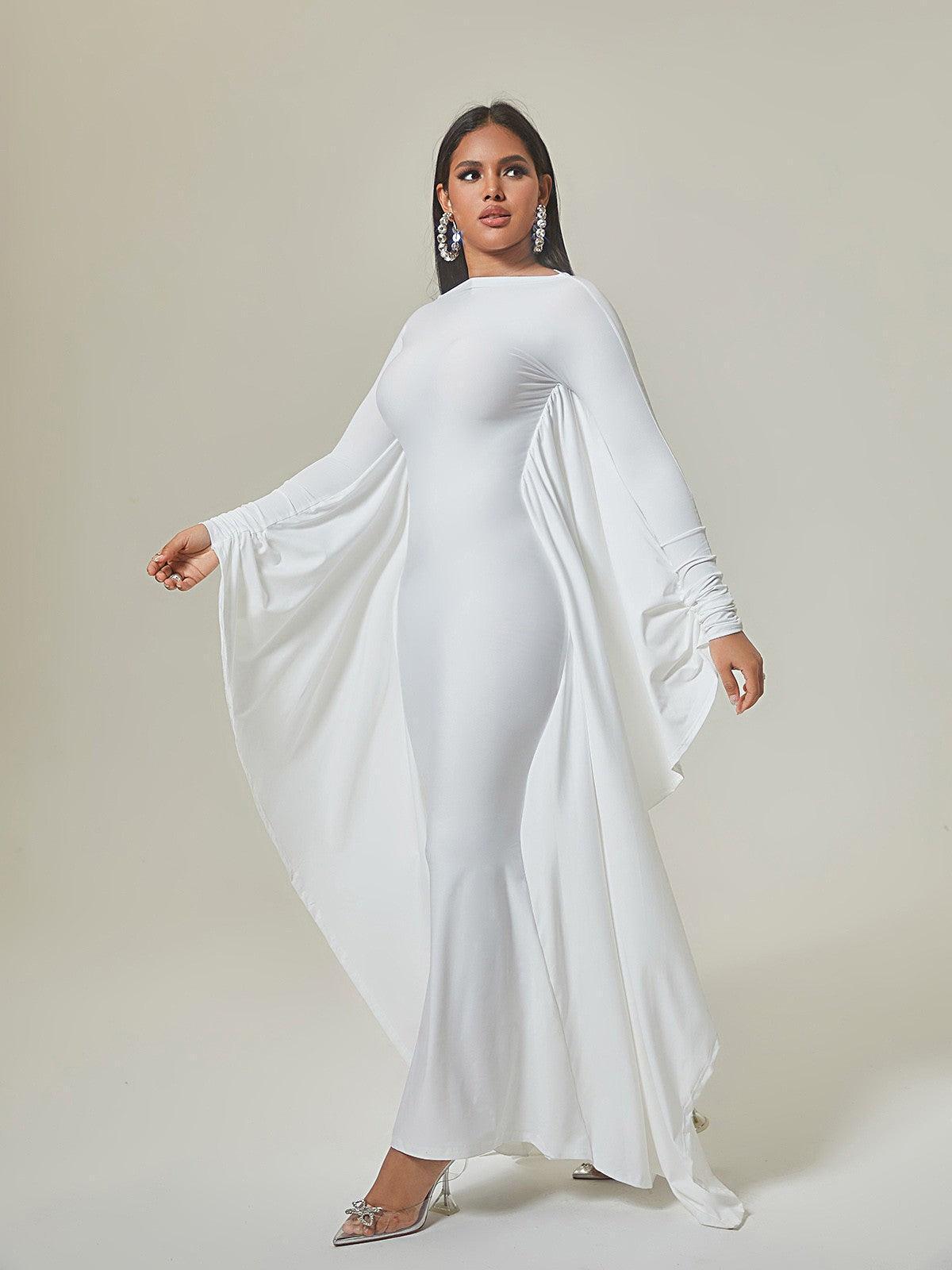 Dolman Sleeve Column Maxi Dress 5
