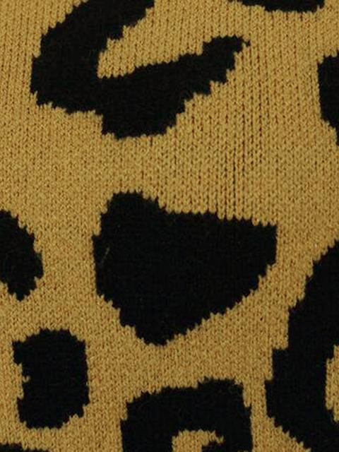 Leopard Pattern Casual Sweater