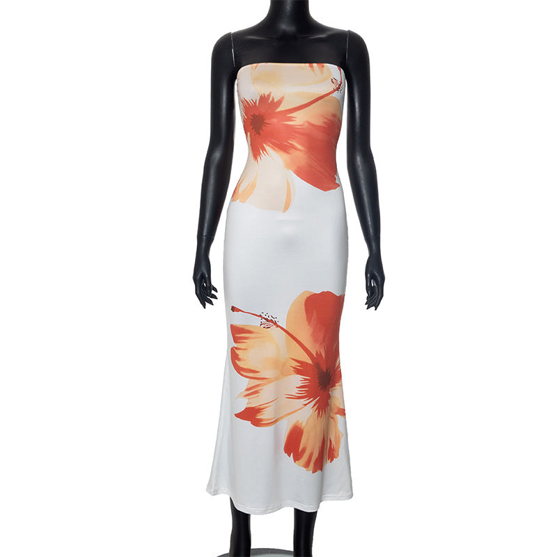 Halter Deep V Ruched Bodice Center Panel Drape Maxi Gown 6