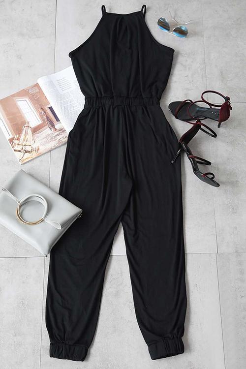 Shape Of You V Neck One-piece Jumpsuits