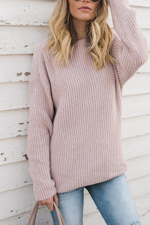 New Loose Large Size Two-sided Stitching Sweater