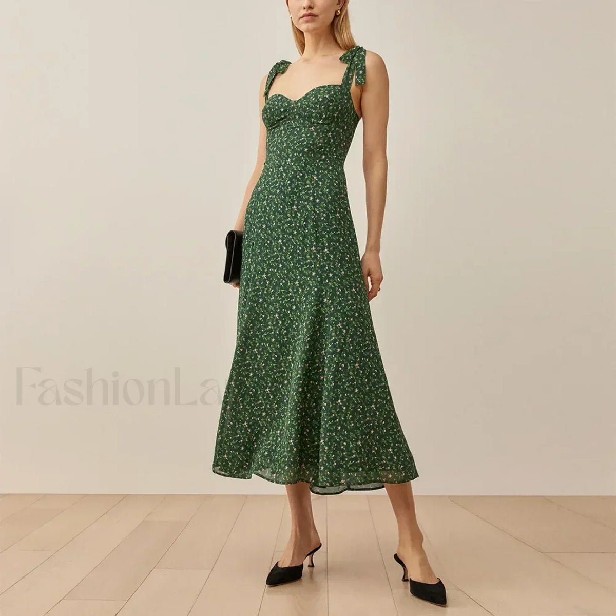 Beach Sweetheart Midi Floral Dress 8
