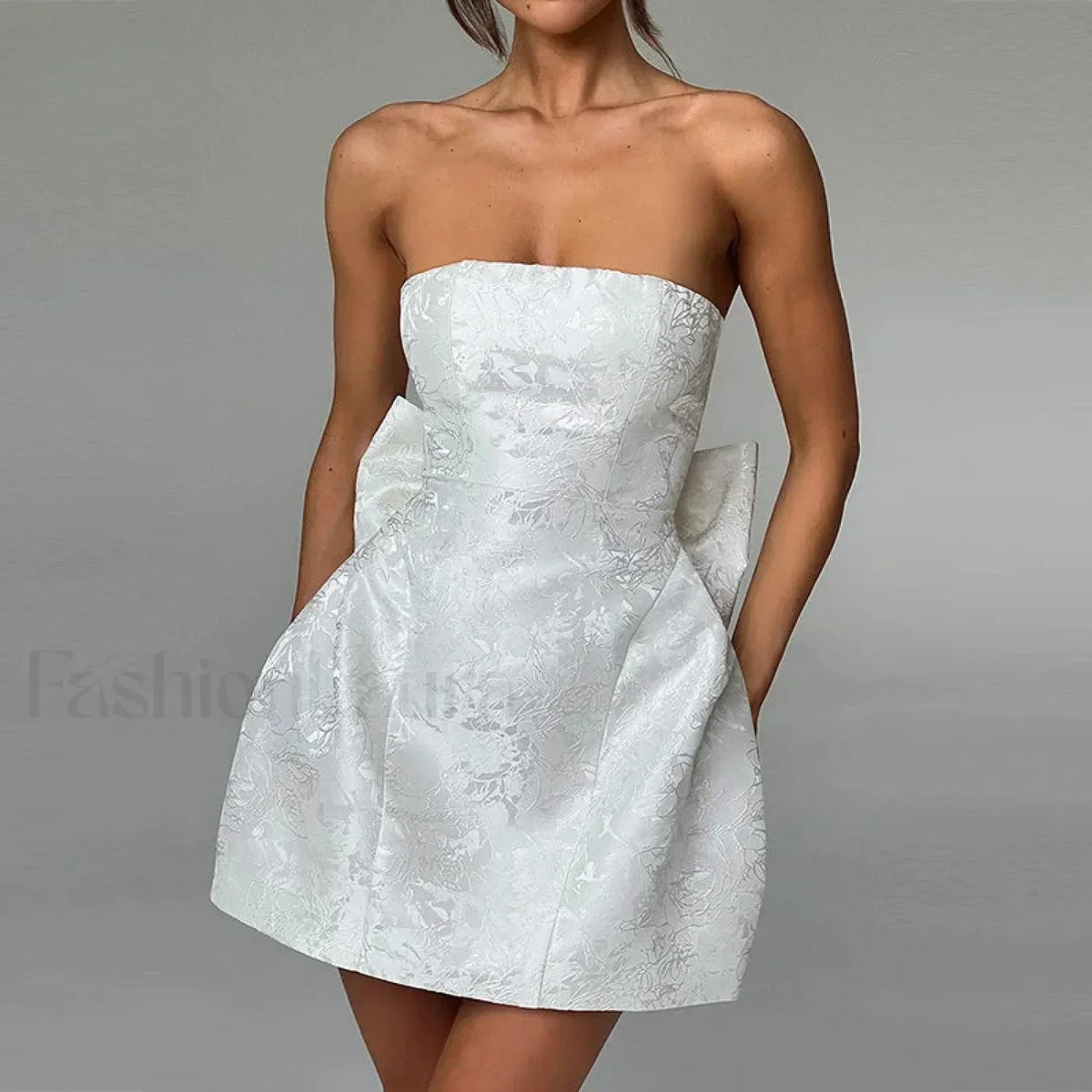 Bow Bandage Mini Dress 3
