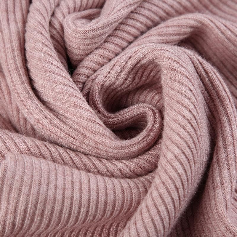 Sweetheart Neck Ribbed Knit Ruffle Shrug Long Sleeve Tube Mini Dress 8