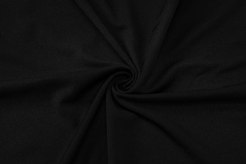 Scoop Neck Long Sleeve Mermaid Trumpet Stretch Bodycon Gown 6