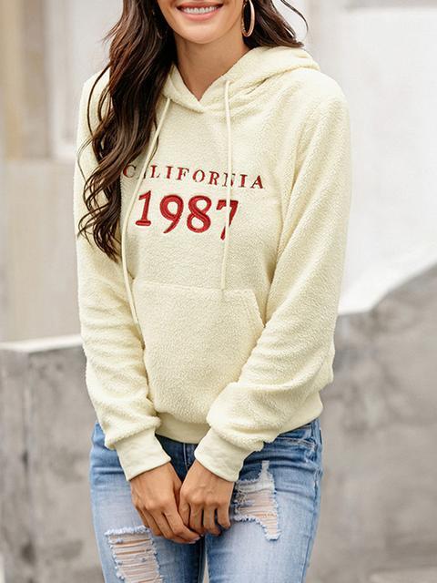 Letter Print Pullover Sweater