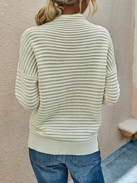 Long Sleeve Knitting Turtleneck Sweater