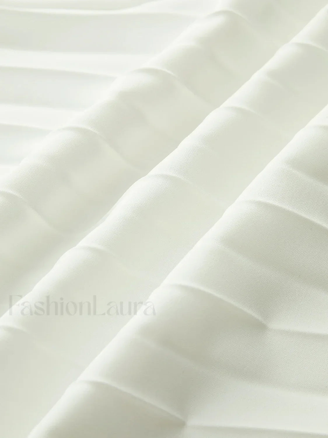 Pleated Strapless Split Dress 11